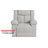 Swivel Glider Recliner in Plush Velvet with Pillow Top Arms-2029469728