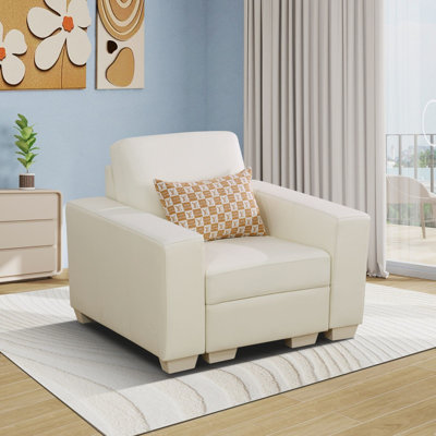 Grano Genuine Leather 44" Single Chair