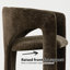Chaises d'appoint modernes rembourrées en tonneau, fauteuils de salon sculpturaux pour le salon-695489907