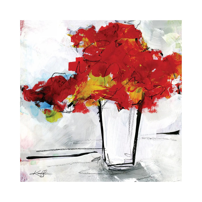 A Bouquet Of Flowers XXXVIII by Kathy Morton Stanion - Wrapped Canvas Gallery-Wrapped Canvas Giclée, 30.48 cm H x 30.48 cm W