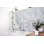 Halo 48.5 in. x 58 in. Fully Frameless Glass Hinge Bathtub Door
