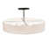 Cilindro Textrene Fabric Semi Flush Mount