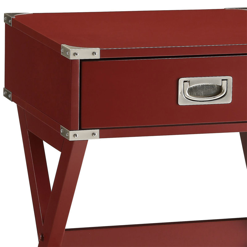 Table d'appoint Babs, Rouge