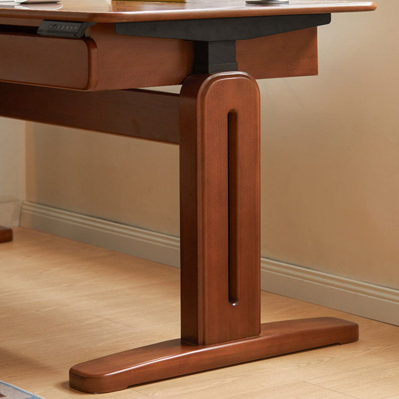 Adjustable Height Solid Wood Solid Wood Iron, 28.54"H×70.87"L×29.53"W