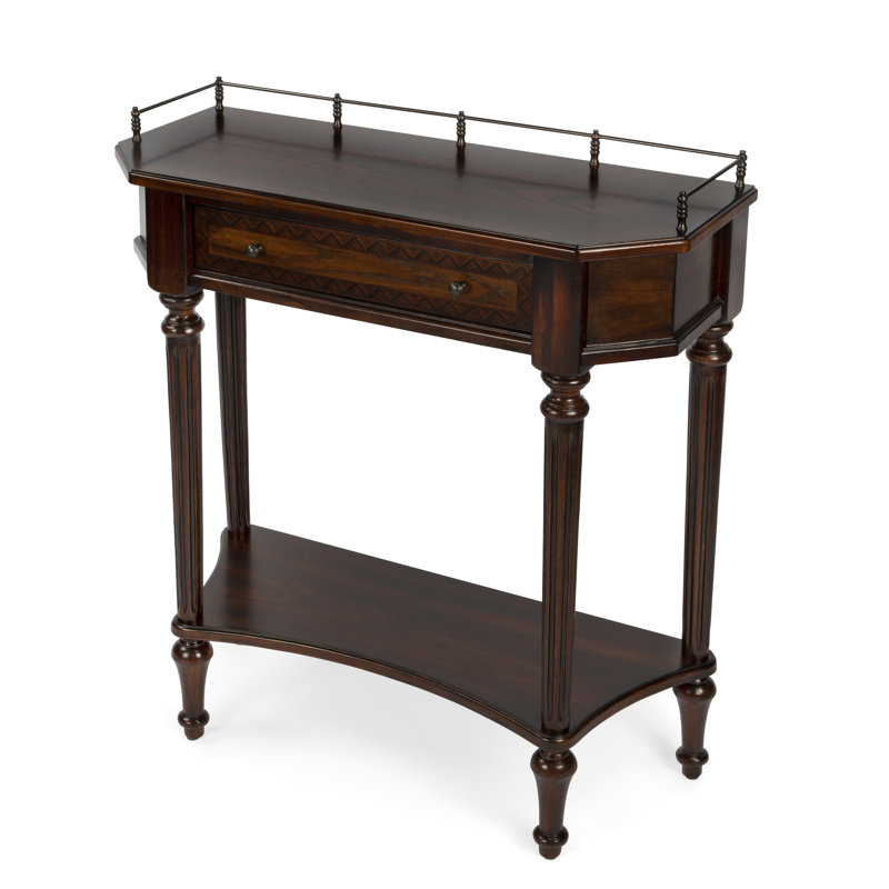 Charleston One Drawer Console Table, Plantation Cherry