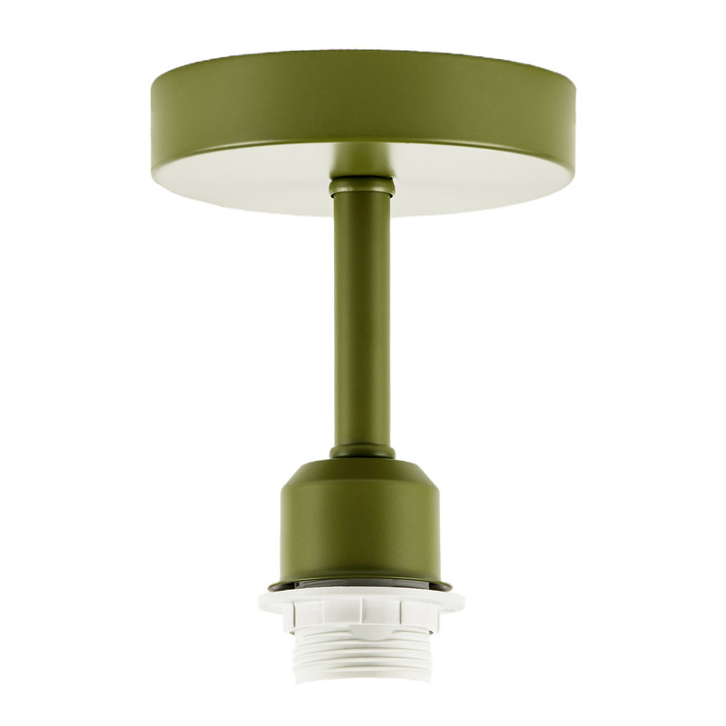 Semi Flush Mount, Olive