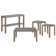 Aston 4 Piece Living Room Set With 36"W Coffee Table Two 21"W End Tables And 40"W TV Console Table