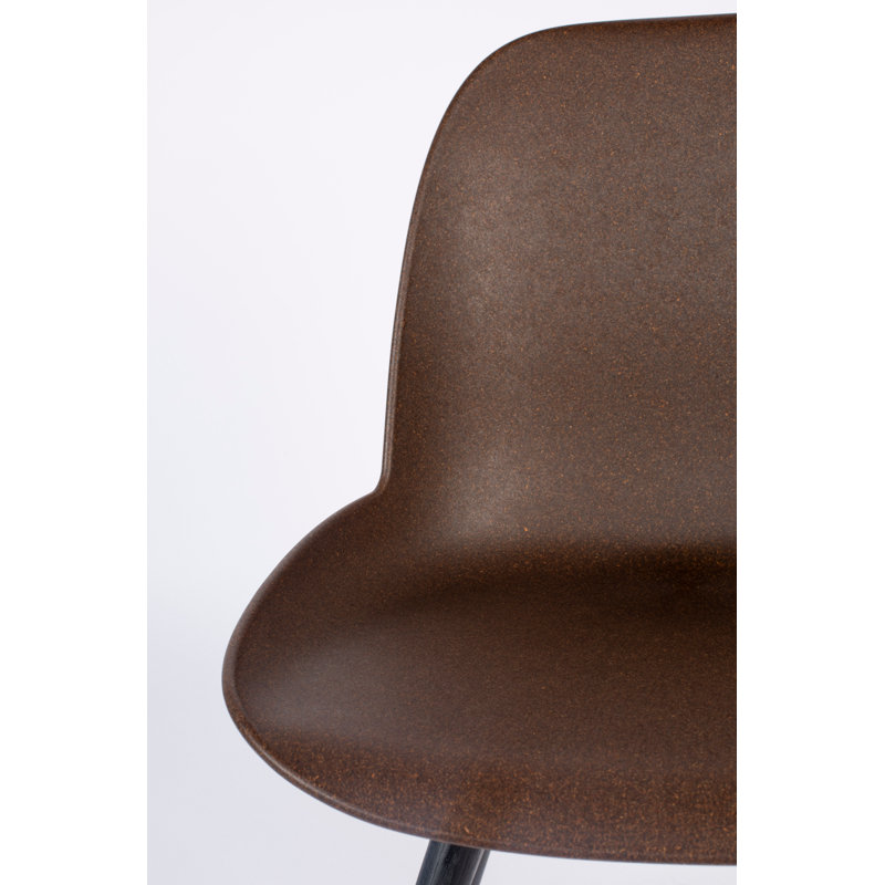 Chaise d'appoint en cuir Albert Kuip
