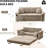 70.9" Queen Size Convertible Sleeper Sofa Bed, Chenille Loveseat with USB Charging Port, Pull Out Sofa Bed For Guest Room, Living Room, RVs-1411653589