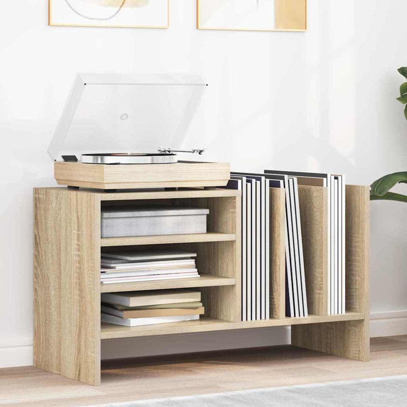 45cm H x 78.5cm W Bookcase, Sonoma Oak