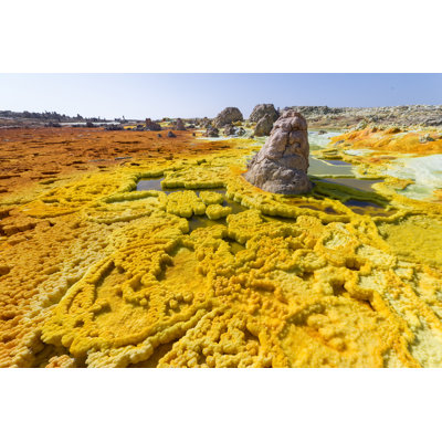 Metsahovi Dallol In Ethiopia - Wrapped Canvas Print