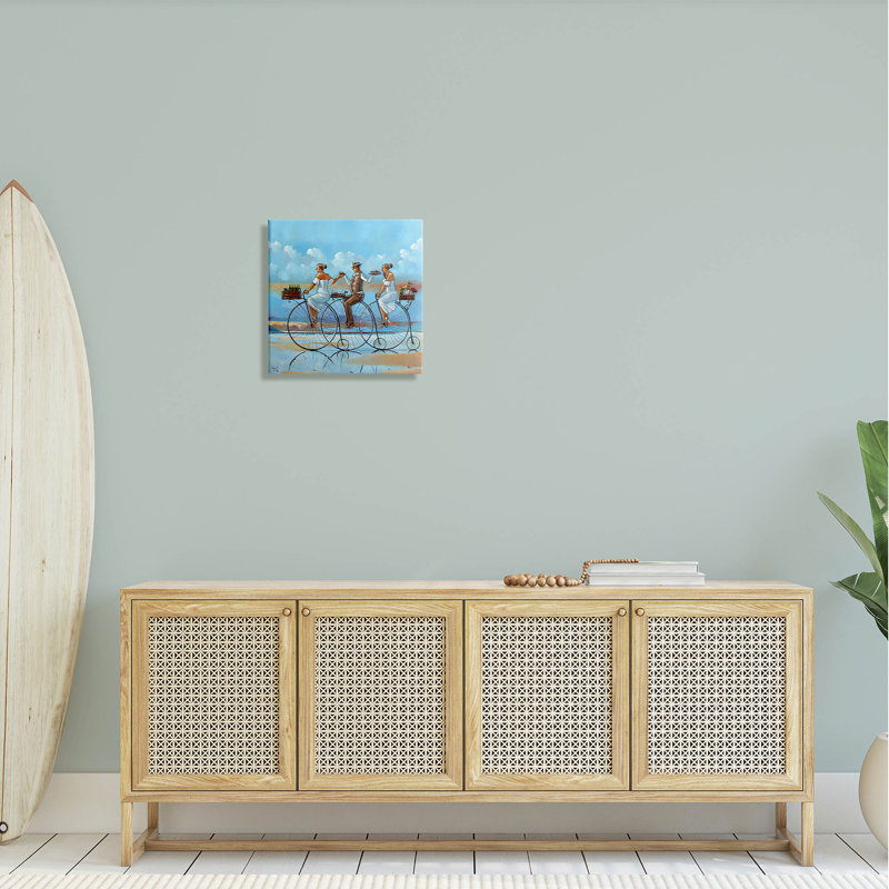 Art mural sur toile Summer Shore, H 17 po x l 17 po x P 1,5 po