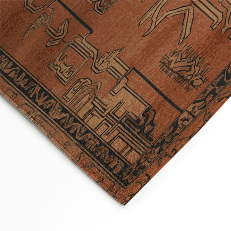 Tapis intérieur et extérieur ArtDeco, Rectangle 9 pi x 12 pi