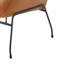 Fauteuil d'appoint et repose-pieds en cuir fleur-1830273281