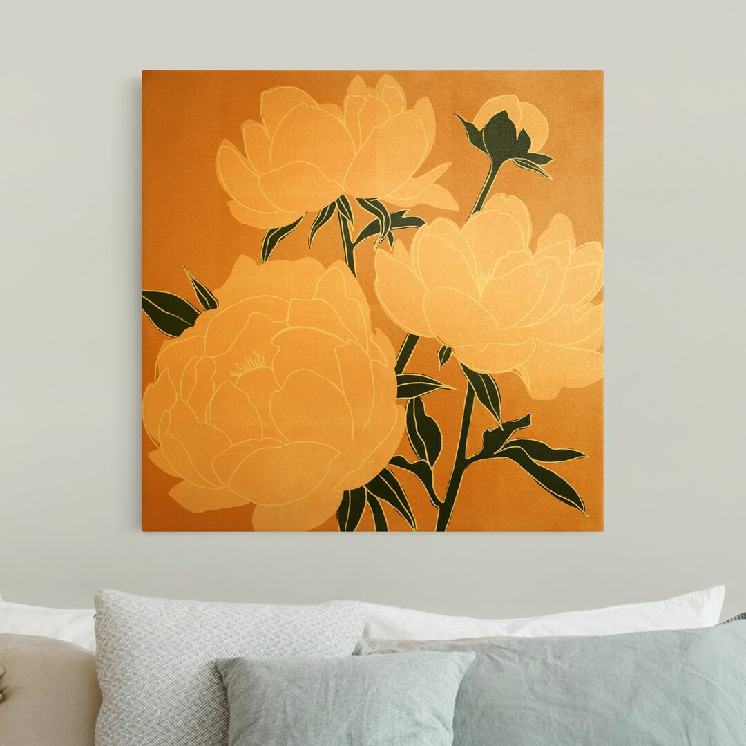 Leinwandbild Modern Peonies II