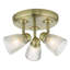 Abdarahman Glass Semi Flush Mount