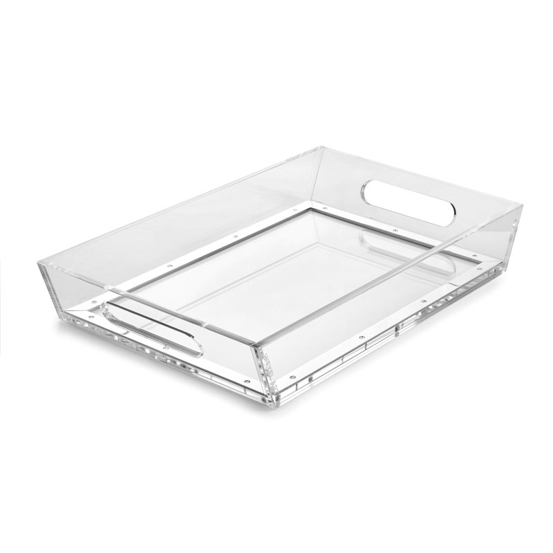 Wexel Art Gold Changeable Tray, Clear Silver