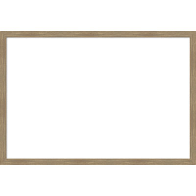 Woodgrain Stripe Framed Dry Erase Magnetic Board Organization Boards