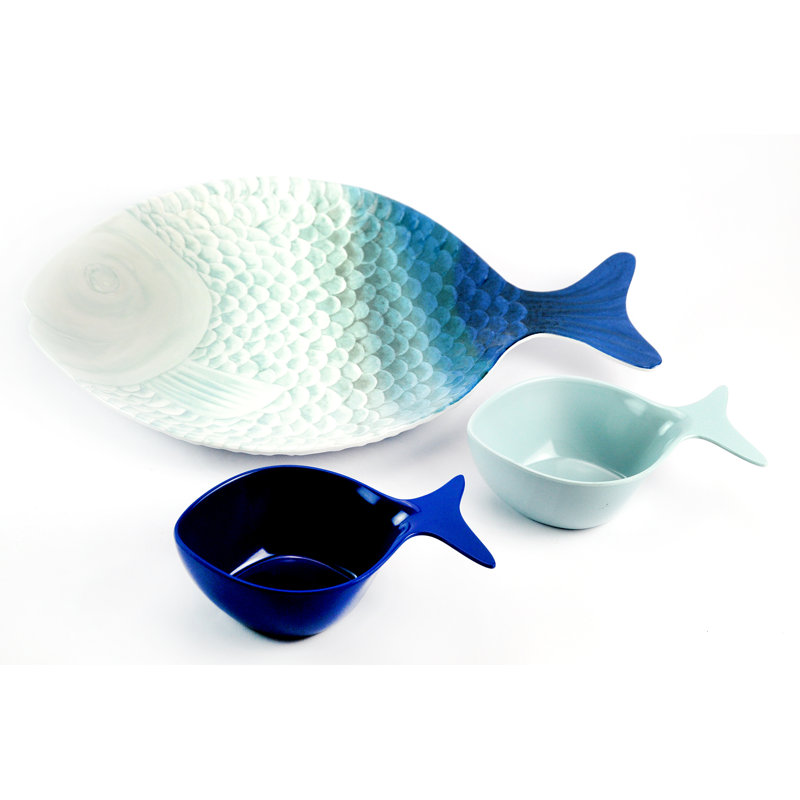 Beachcrest Home Evelin Melamine Platter
