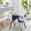 48.3cm Wide Rectangle Animal Print Footstool Ottoman