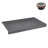 Streamline 60 in. x 36 in. Alcove Acrylic Shower Base in Matte Grey with Center Drain, Drain Included-118934410