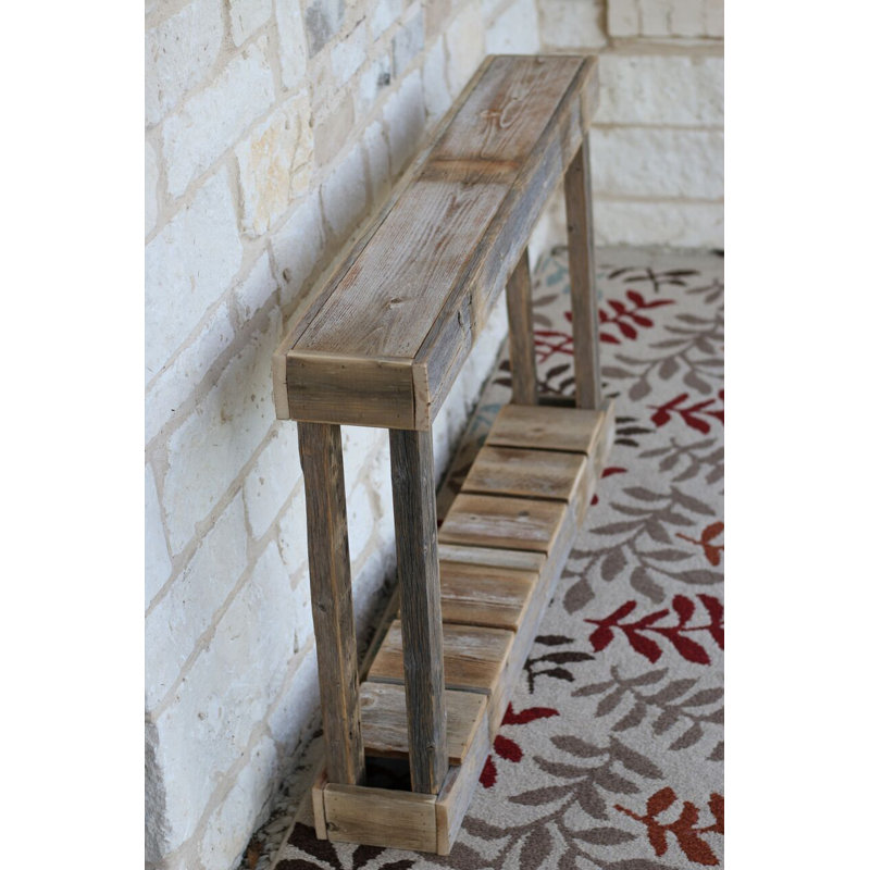 Mena 46'' Solid Wood Console Table, Natural