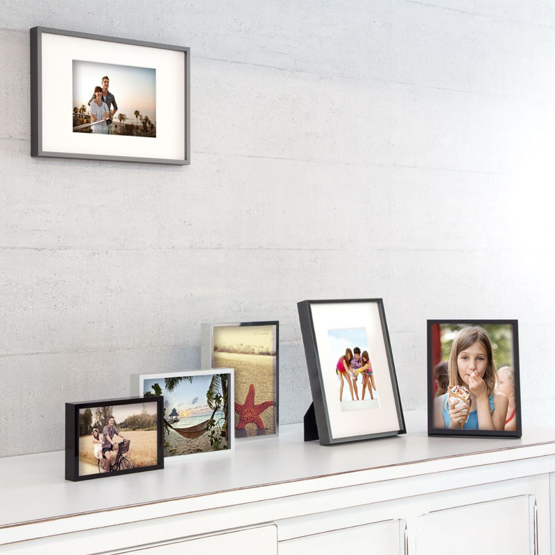 nielsen Alpha Aluminium Picture Frame, Silver, 21cm W x 29.7cm H