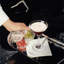 Bougie parfumée espresso Martini, bougie en verre à cocktail 2,29 oz