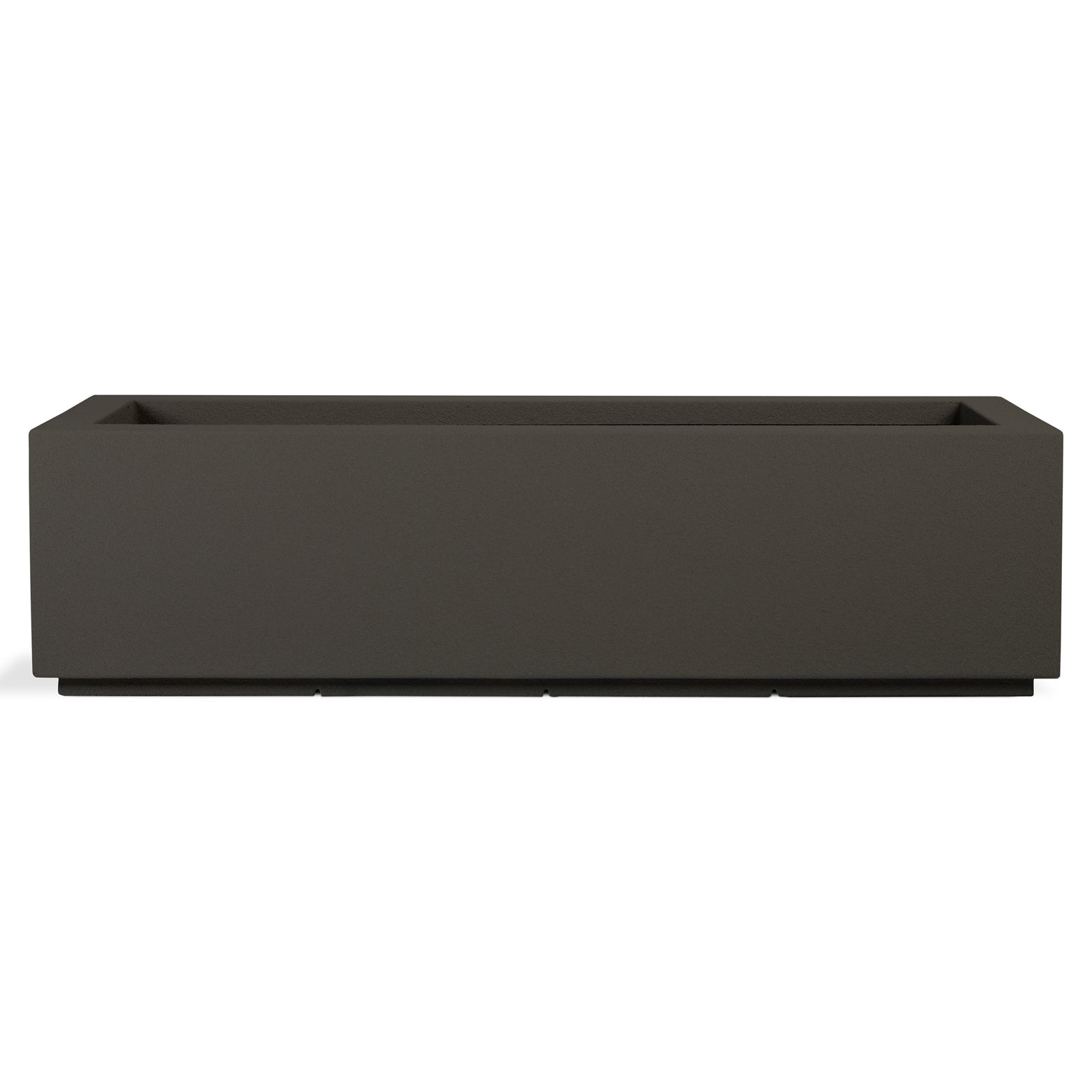 Gita Planter Box, Slate Gray, 12" H x 46" W x 17" D