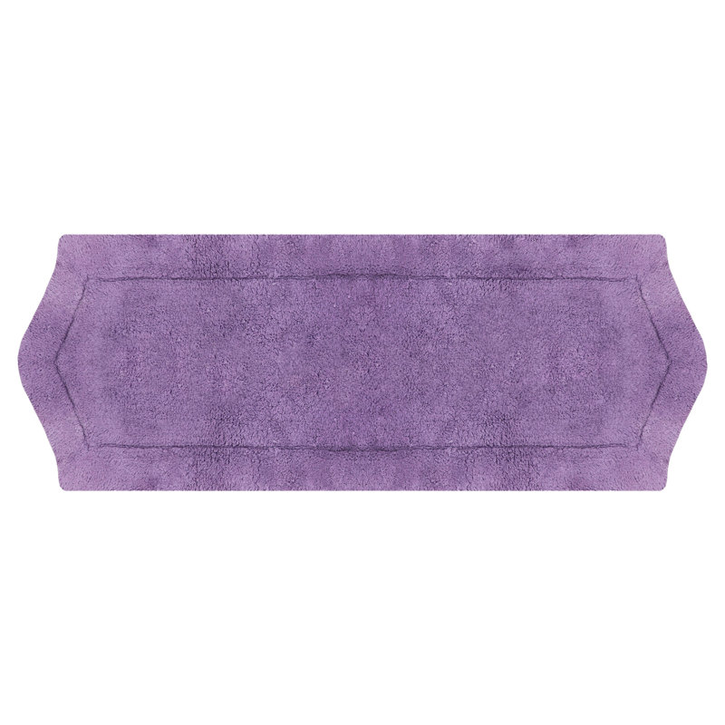 Tapis pour salle de bain Morissette, L 22 po x L 60 po, Mauve