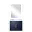 Meuble-lavabo bleu marine avec comptoir en marbre Miroir, fermeture en douceur, meuble-lavabo luxueux 22 H, comptoir, fonctionnalité pratique-756978894