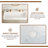 CASAINC Wall Mounted Solid Surface Resin Bathroom Sink With Dual Faucet Holes
