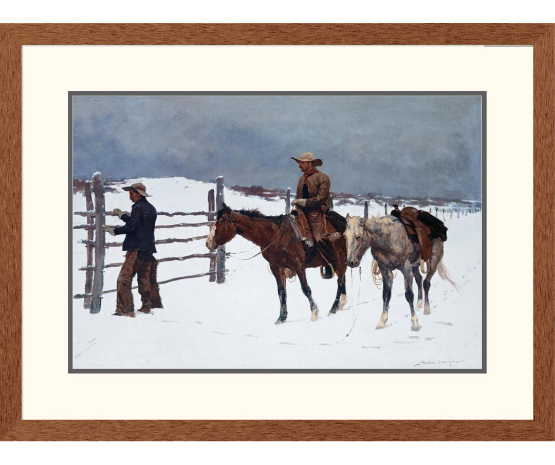 " The Fall Of The Cowboy " by Frederic Remington East Urban Home 