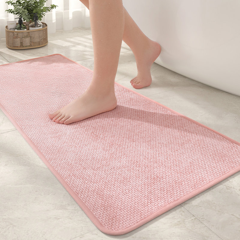 Descente de bain, Rose, L 17,33 po x L 29,53 po