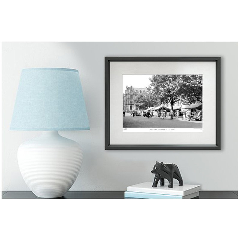 Preston, Market Place C1955 - Single Picture Frame Print, 40cm H x 50cm W x 2.3cm D