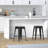 Kohki 24" Counter Stool Metal Bar Stools Counter Height Barstools Backless Indoor/Outdoor Bar Stools Kitchen Counter Stools Chairs(Set of 4)-1521817820-1521817808