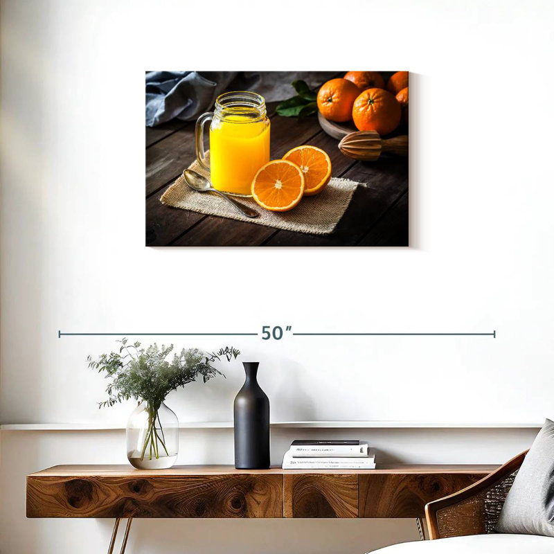 Yarlin Orange Juice, 20" H x 30" W