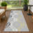 Machine Washable Indoor/Outdoor Chantille ACN2326 Mid-Century Modern Rug-415938169