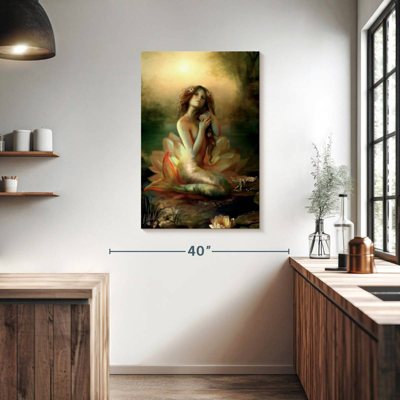 Kelan Scallop Pond, 39" H x 26" W