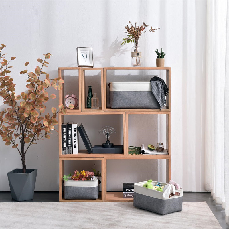Ebern Designs Fabric Decorative Bin