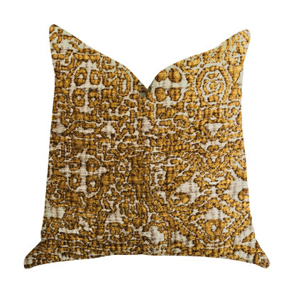 Coussin de luxe texturé Golden Cosmo