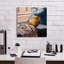 Toile épique Graffiti «Cozy Beats» par Lucia Heffernan, 18 po x 18 po-850290300