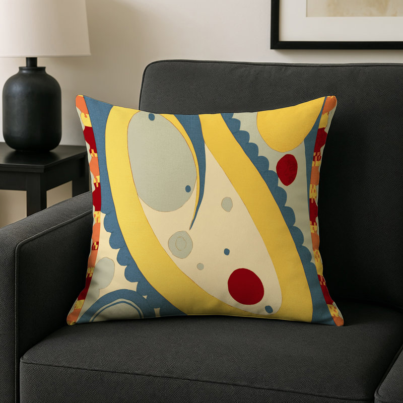 Breezy Jive Indoor And Outdoor Pillow, Square 18"