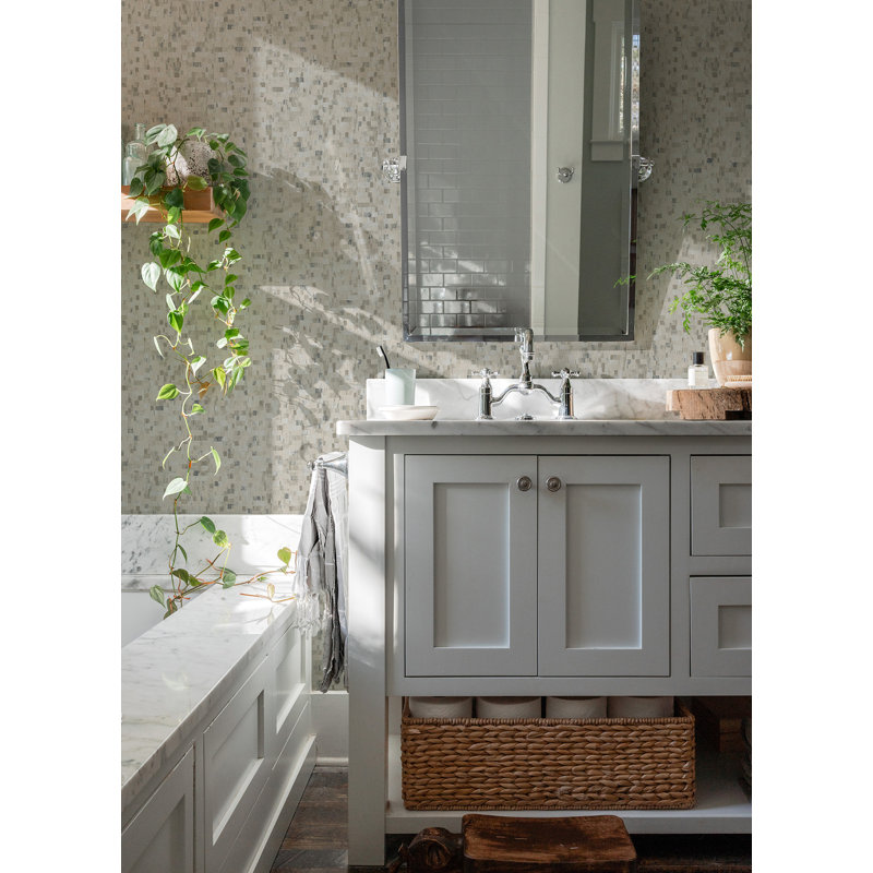 Rouleau de papier peint L 33 pi x l 20,9 po, gris