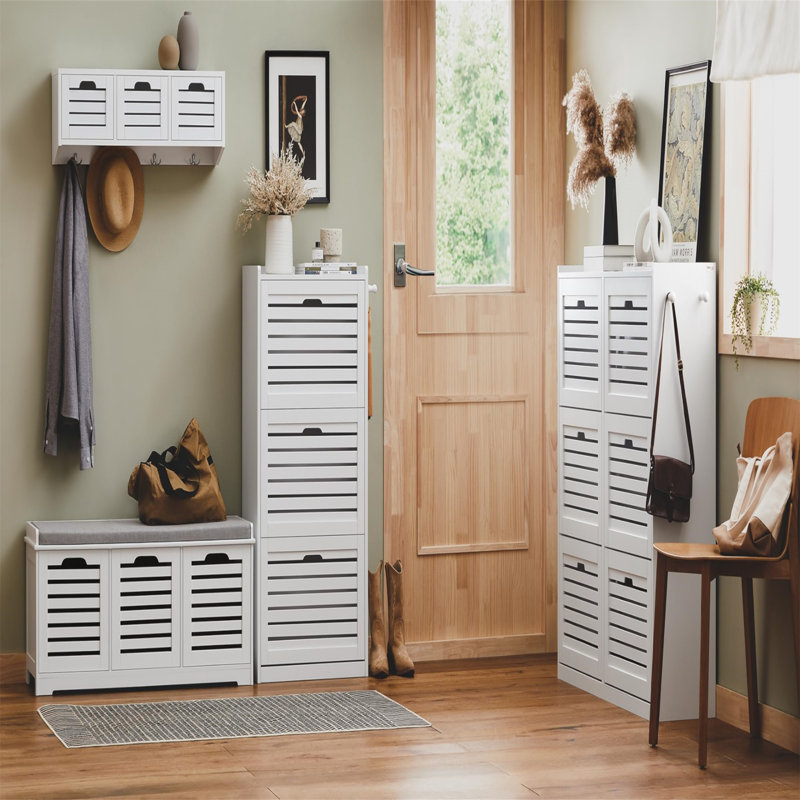 12 Pair Shoe Storage Cabinet
