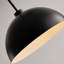 Luminaire suspendu noir à double tête réglable