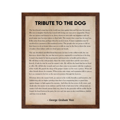 Tribute to the Dog