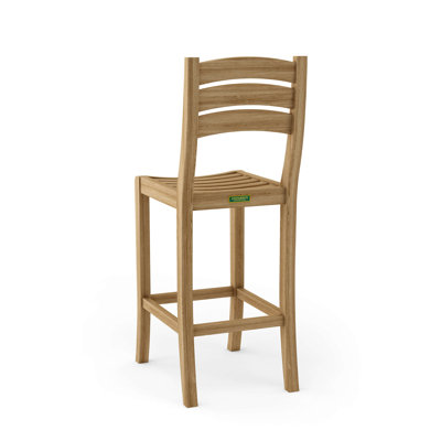 Mandalay Outdoor Teak Bar Stool
