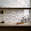 Lilac Premium 12 In. X 14.37 In. Stacked Marble Mosaic Floor And Wall Tile (11.9 Sq. Ft. / Sheet)