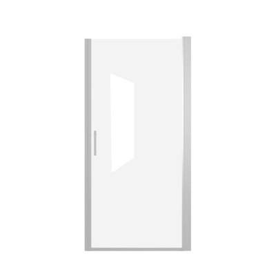 29-28"X 72" Bifold Shower Door, 1/4"(6Mm) Tempered Glass, Matte Black Aluminum Frame, Explosion Proof Film